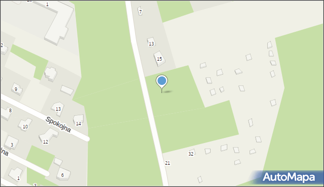 Chojne, Leśna, 17, mapa Chojne