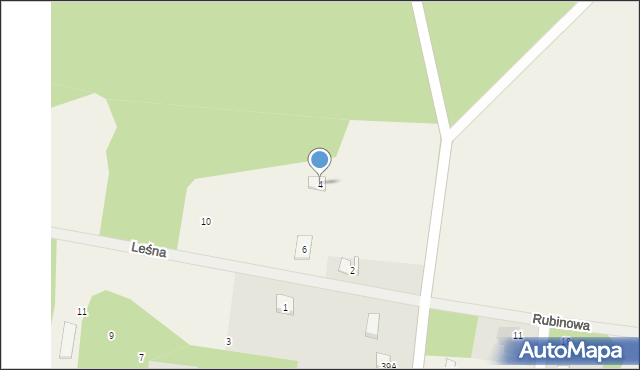 Chrzczanka Włościańska, Leśna, 4, mapa Chrzczanka Włościańska