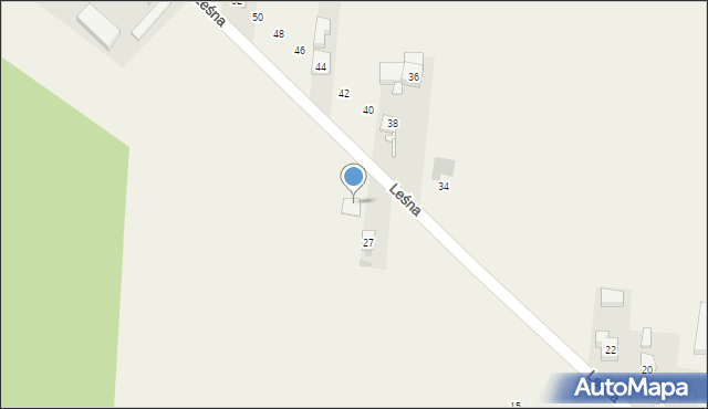 Chwaliszew, Leśna, 29, mapa Chwaliszew