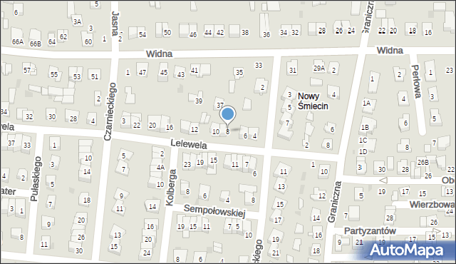 Ciechanów, Lelewela Joachima, 8, mapa Ciechanów