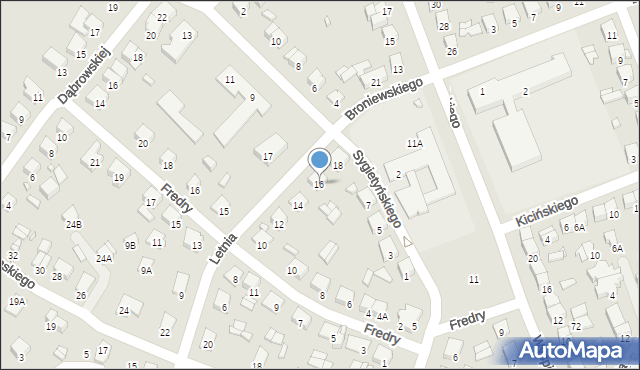 Ciechanów, Letnia, 16, mapa Ciechanów