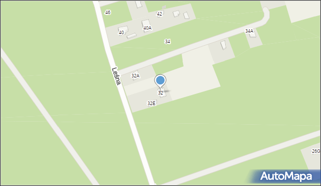 Cieksyn, Leśna, 32, mapa Cieksyn