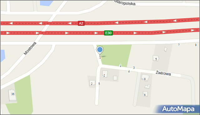 Cisie, Leszowa, 1, mapa Cisie