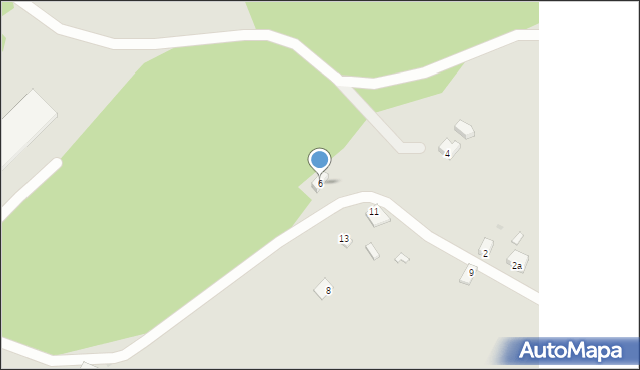 Cybinka, Leśna, 6, mapa Cybinka