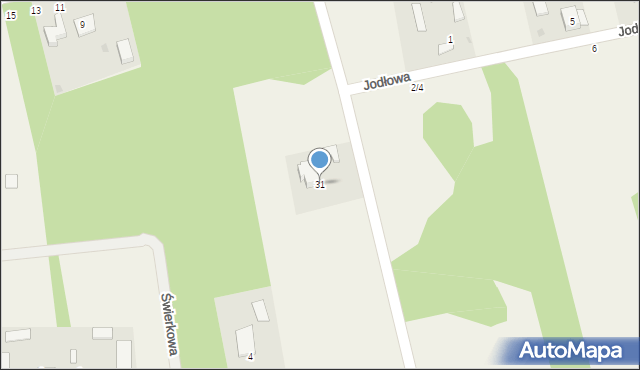 Cykarzew Północny, Leśna, 31, mapa Cykarzew Północny