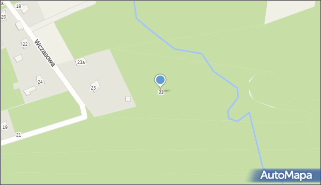 Cyprianów, Leśna, 33, mapa Cyprianów