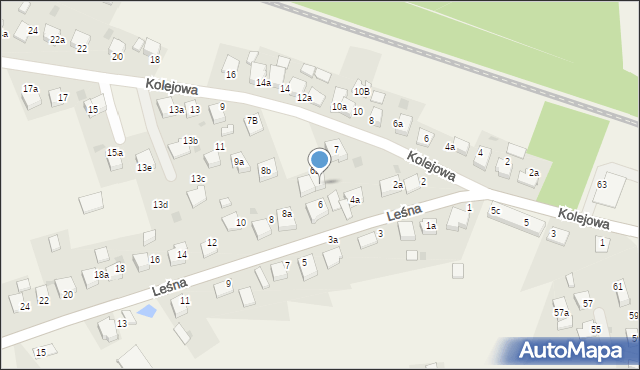 Czarków, Leśna, 6b, mapa Czarków