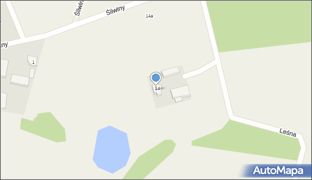 Czarlin, Leśna, 90, mapa Czarlin