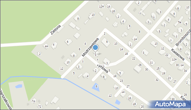 Czarna Białostocka, Leszczynowa, 1, mapa Czarna Białostocka