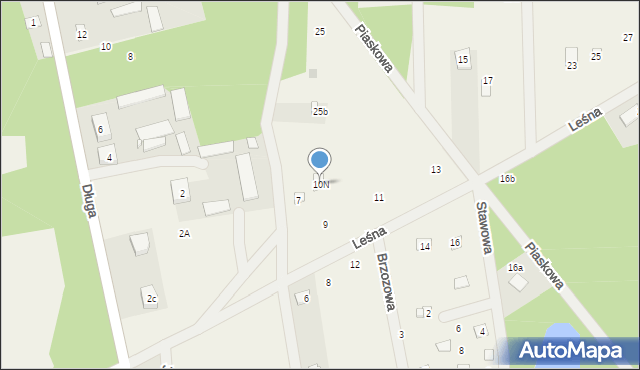 Czarnów, Leśna, 5, mapa Czarnów