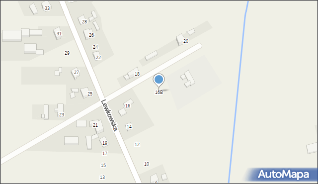Czekanów, Lewkowska, 16B, mapa Czekanów