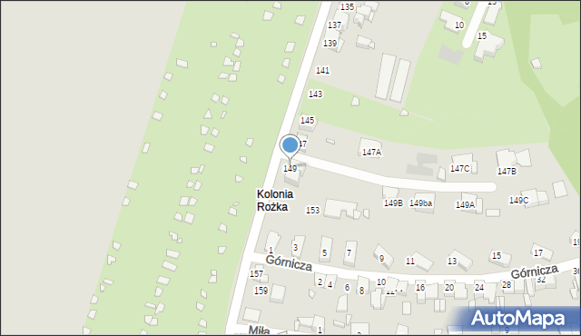 Czeladź, Legionów, 149, mapa Czeladź