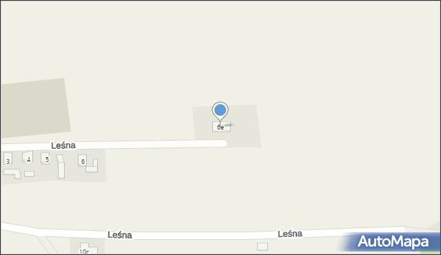 Czerwona Woda, Leśna, 6e, mapa Czerwona Woda