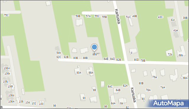 Częstochowa, Legnicka, 86b, mapa Częstochowy