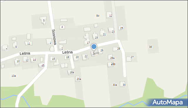 Dankowice, Leśna, 24, mapa Dankowice