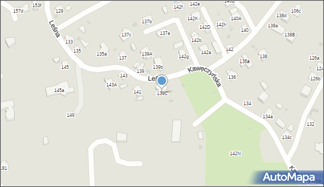 Dębica, Leśna, 139C, mapa Dębicy