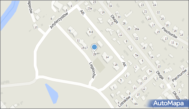 Dobre Miasto, Legionów, 19, mapa Dobre Miasto