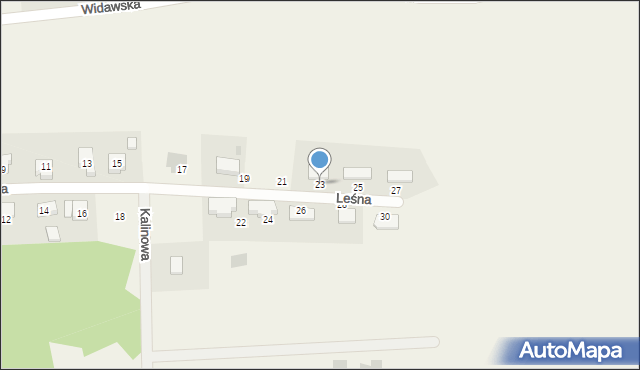 Dobrzykowice, Leśna, 23, mapa Dobrzykowice