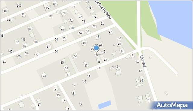 Dominikowo, Leśna Polana, 39, mapa Dominikowo