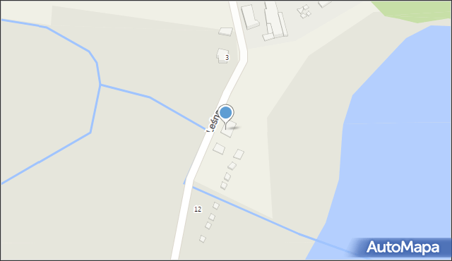 Drawno, Leśna, 14, mapa Drawno