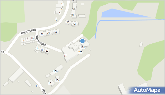 Elbląg, Łęczycka, 17a, mapa Elbląga