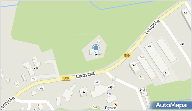 Elbląg, Łęczycka, 27, mapa Elbląga