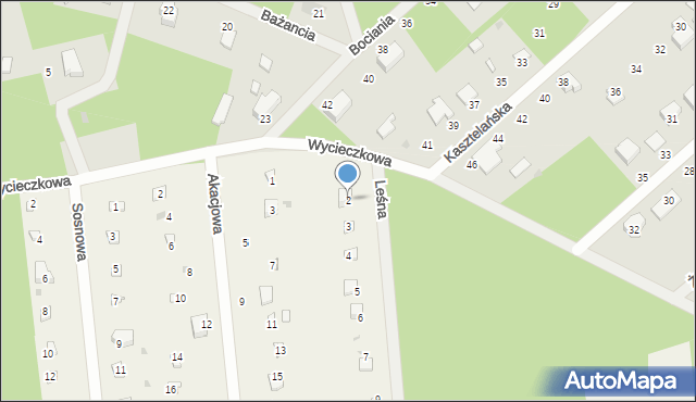 Florentynów, Leśna, 2, mapa Florentynów