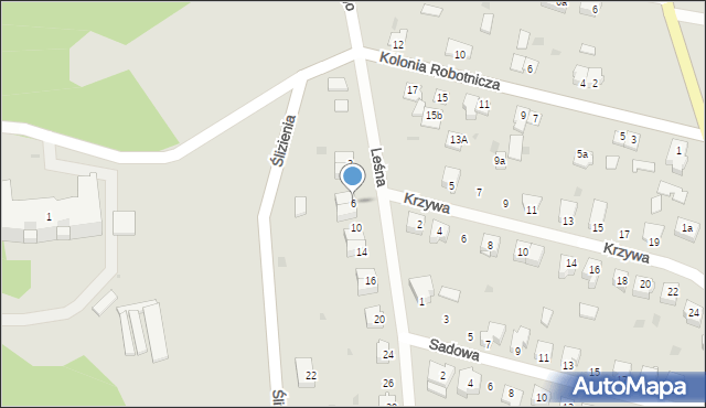 Frombork, Leśna, 6, mapa Frombork