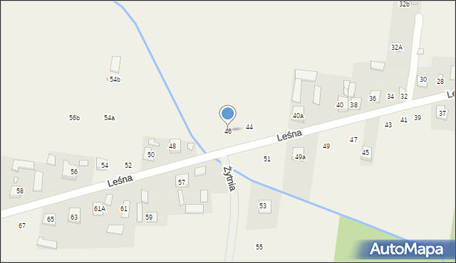 Gabryelin, Leśna, 46, mapa Gabryelin
