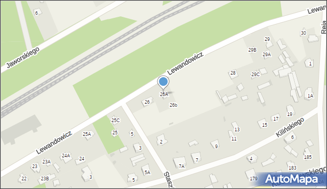 Garbatka-Letnisko, Lewandowicz Hanki, 26A, mapa Garbatka-Letnisko