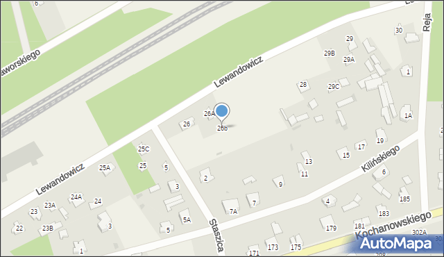 Garbatka-Letnisko, Lewandowicz Hanki, 26b, mapa Garbatka-Letnisko