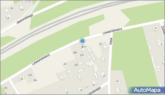 Garbatka-Letnisko, Lewandowicz Hanki, 29, mapa Garbatka-Letnisko