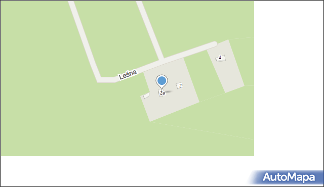 Garnek, Leśna, 2a, mapa Garnek
