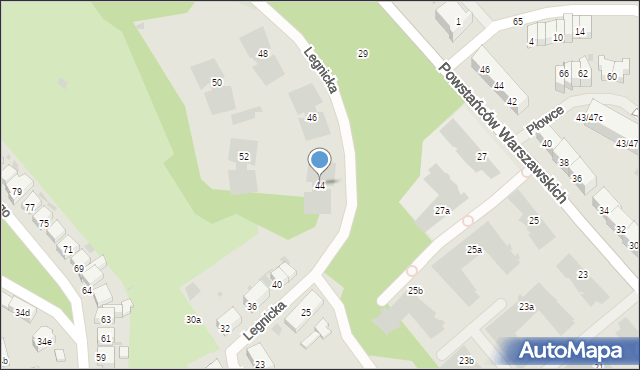 Gdańsk, Legnicka, 44, mapa Gdańska