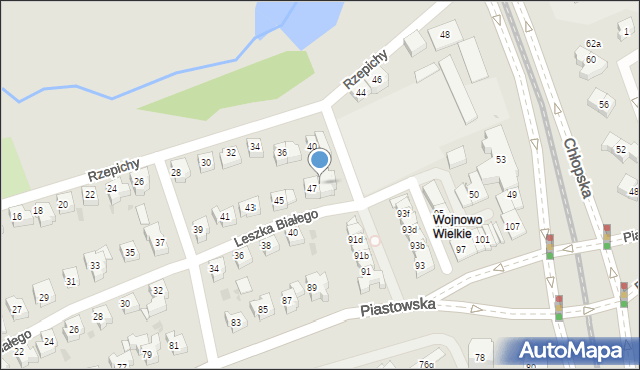 Gdańsk, Leszka Białego, 49, mapa Gdańska