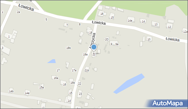 Gdańsk, Łęczycka, 21, mapa Gdańska