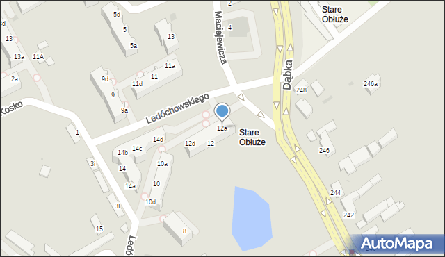 Gdynia, Ledóchowskiego Antoniego, kpt., 12a, mapa Gdyni