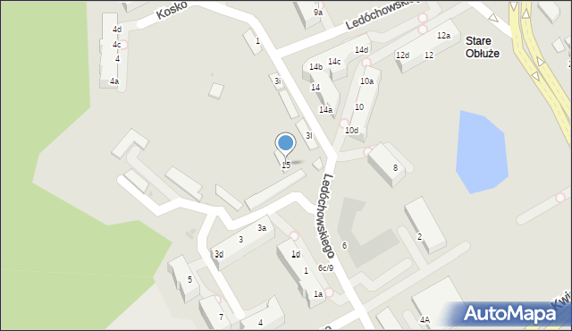 Gdynia, Ledóchowskiego Antoniego, kpt., 15, mapa Gdyni