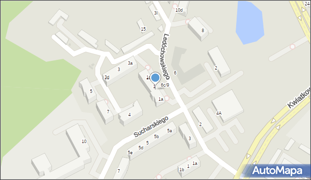 Gdynia, Ledóchowskiego Antoniego, kpt., 1b, mapa Gdyni