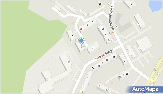 Gdynia, Ledóchowskiego Antoniego, kpt., 7, mapa Gdyni