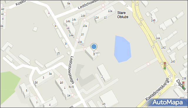 Gdynia, Ledóchowskiego Antoniego, kpt., 8, mapa Gdyni