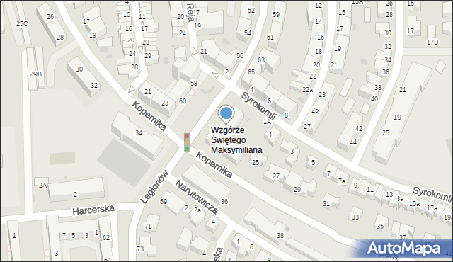 Gdynia, Legionów, 67, mapa Gdyni