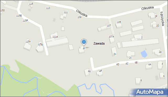 Gdynia, Łęczycka, 4I, mapa Gdyni