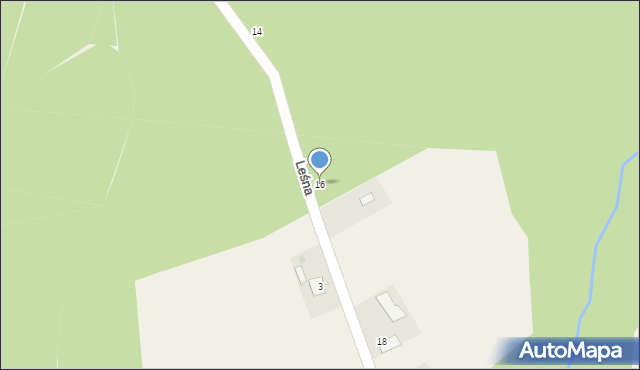 Gierałtowiczki, Leśna, 16, mapa Gierałtowiczki