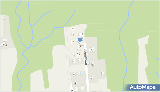 Gilowice, Letniskowa, 7b, mapa Gilowice