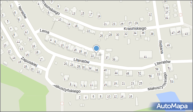 Gliwice, Lema Stanisława, 24, mapa Gliwic