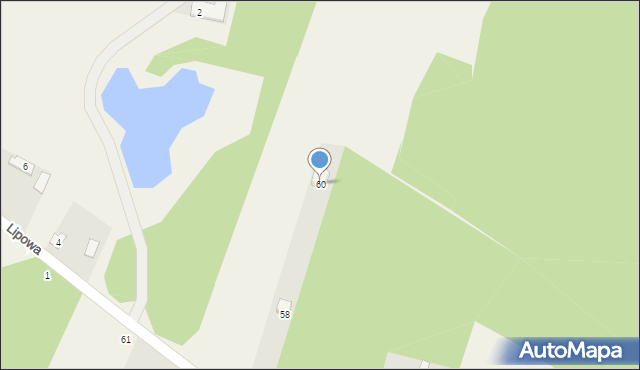 Głuchów, Leśna, 60, mapa Głuchów