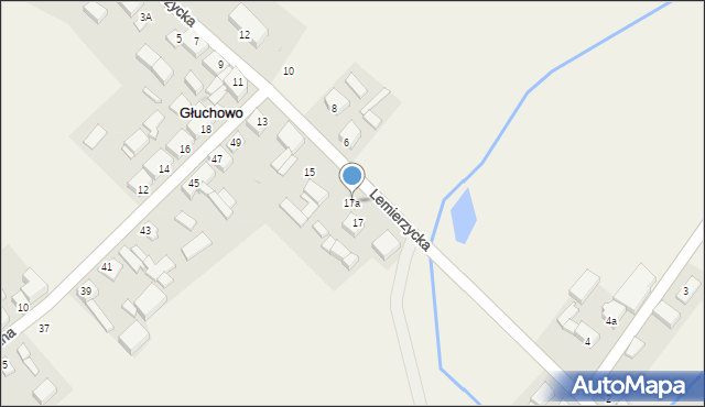 Głuchowo, Lemierzycka, 17a, mapa Głuchowo