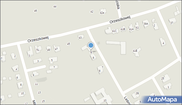 Gniezno, Leśmiana Bolesława, 4, mapa Gniezna