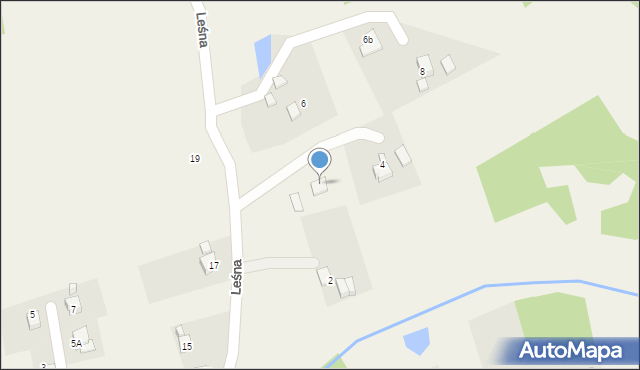 Gogołowa, Leśna, 4a, mapa Gogołowa